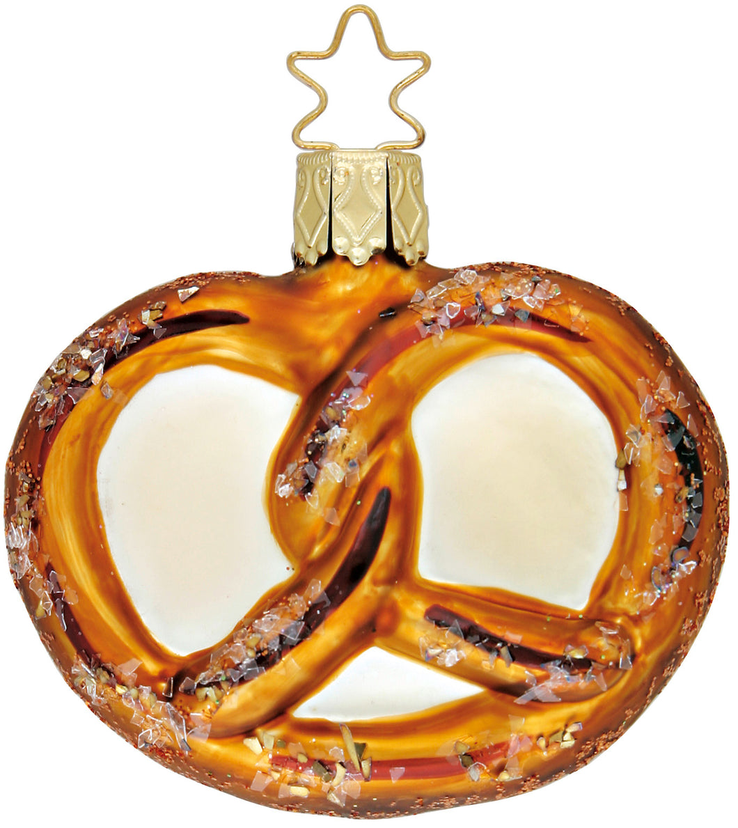 Weihnachtsbaumanhänger Motiv Laugenbrezel von Inge Glas