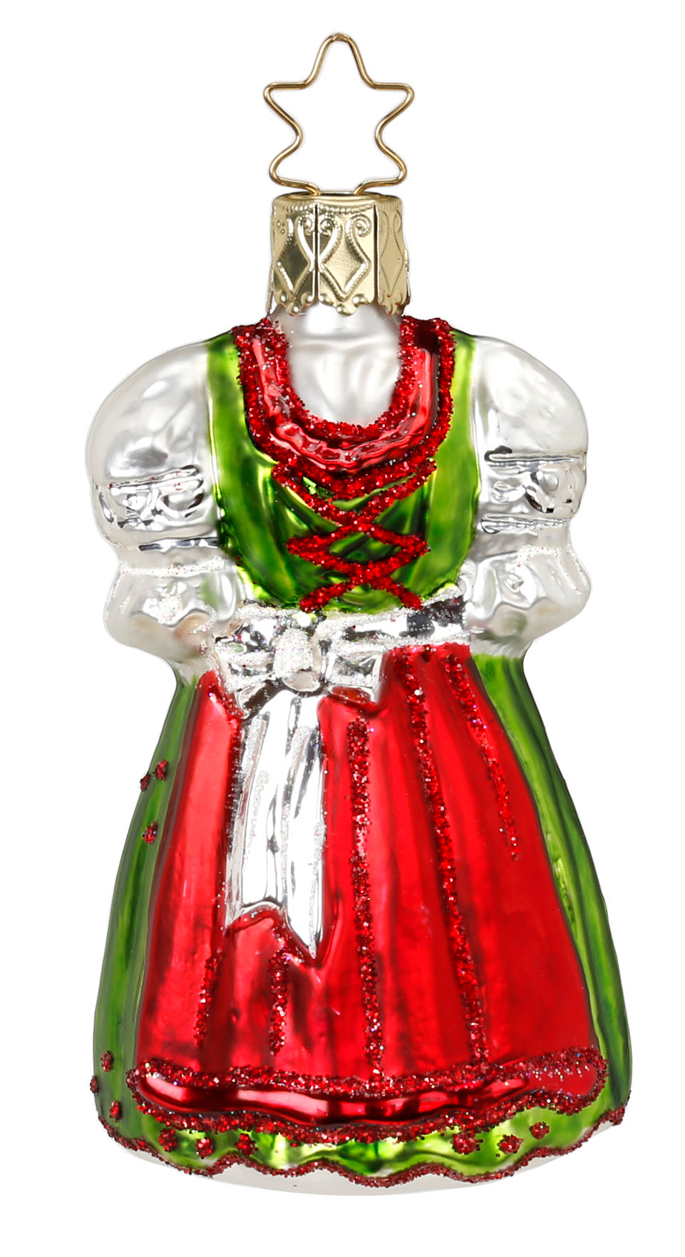 Weihnachtsbaumanhänger Motiv Dirndl von Inge Glas