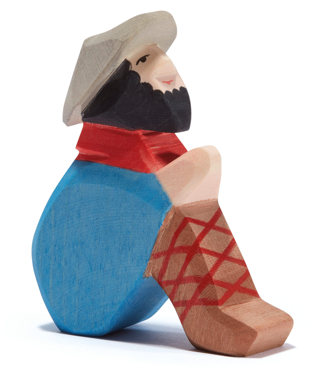 Hirte sitzend Spielfigur aus Holz von Ostheimer