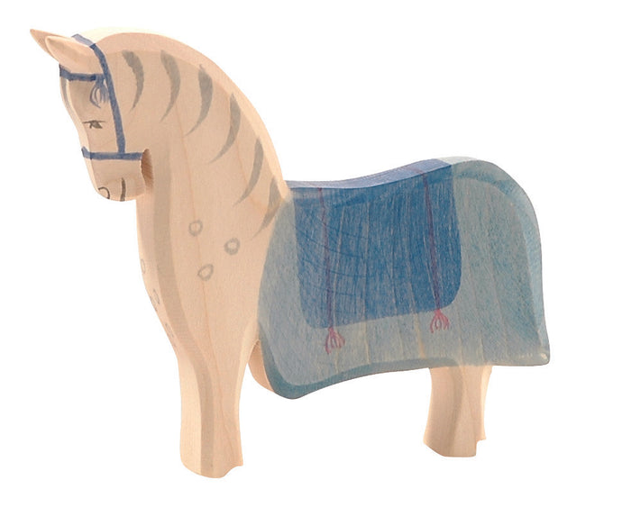 Pferd (Sattel) Spielfigur aus Holz von Ostheimer