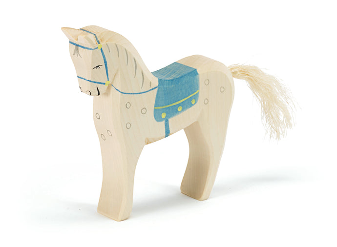 Pferd (Sattel) II Spielfigur aus Holz von Ostheimer