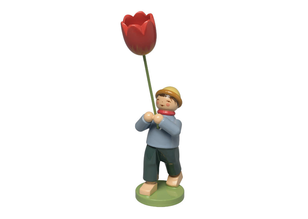 Junge mit Tulpe von Wendt & Kühn