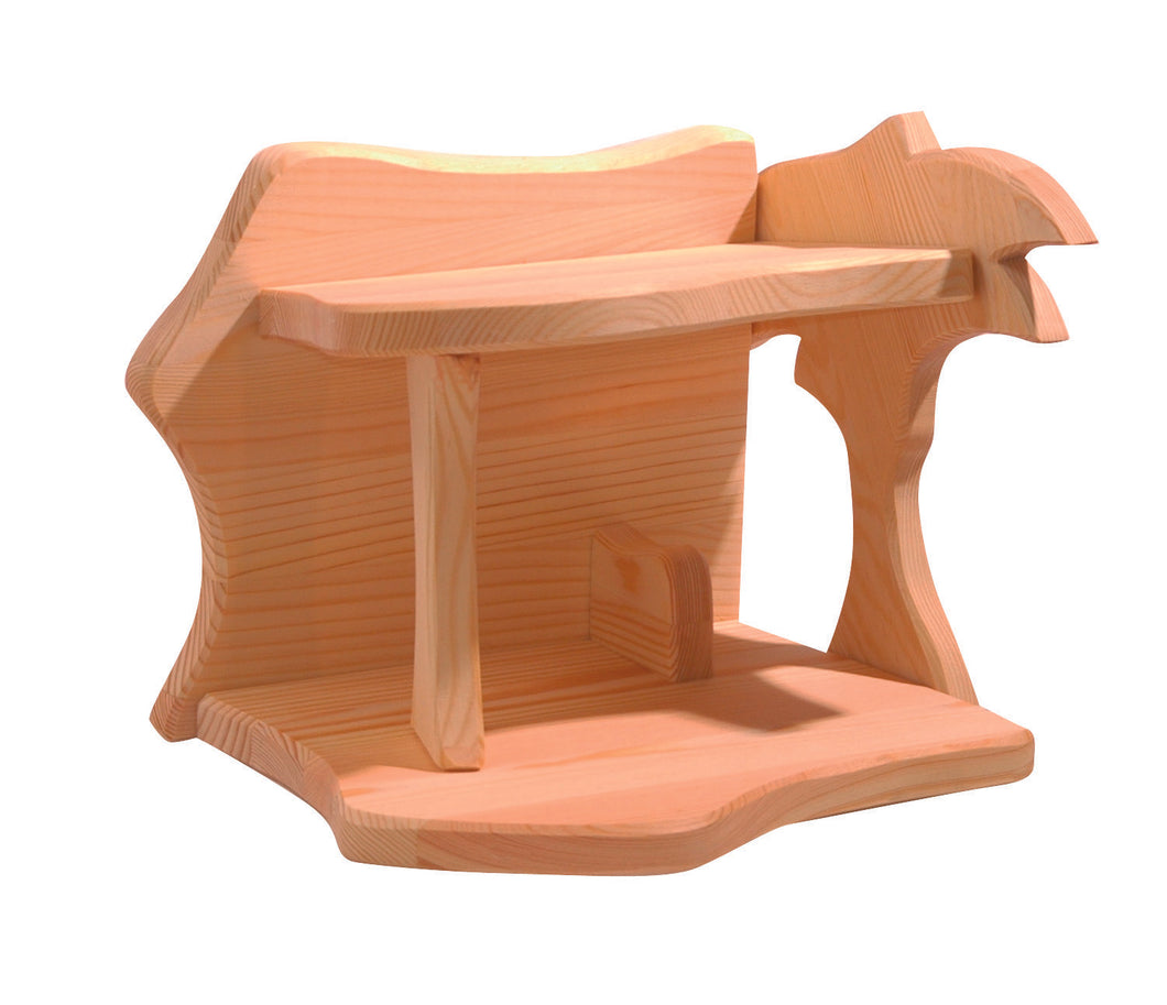 Stall klein Spielfigur aus Holz von Ostheimer