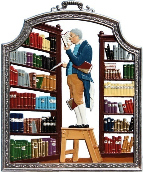 Bücherwurm Zinnfigur von Wilhelm Schweizer